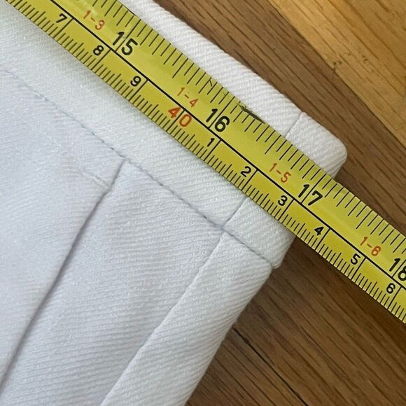 J.CREW Kaya Pant in Stretch Linen Blend Size 10 White NEW Coastal Comfort CI425 - Picture 11 of 14